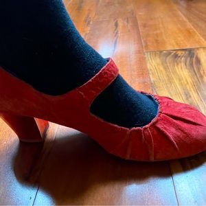 Irregular Choice Poetic License red sparkle Mary Jane